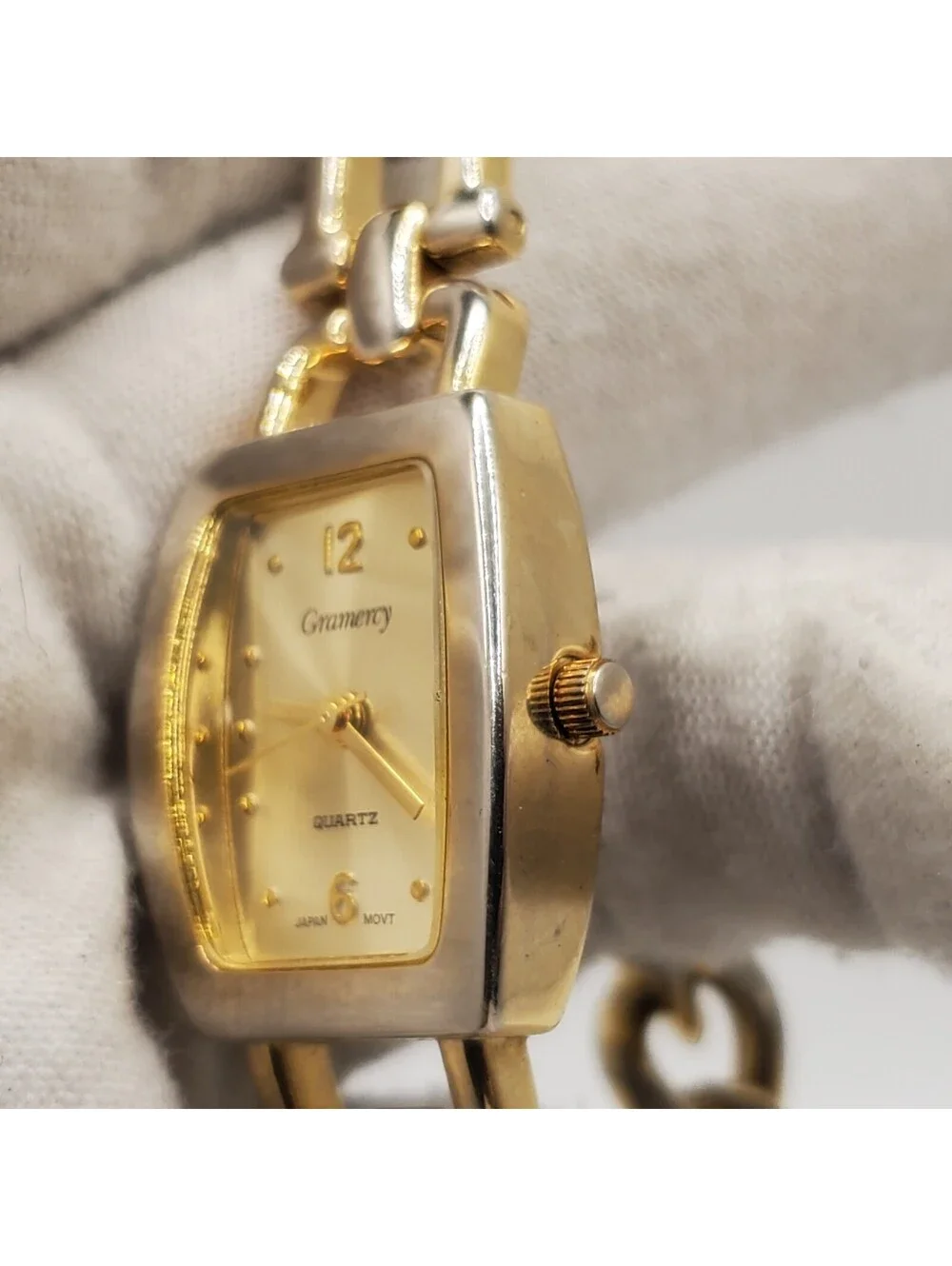 Gramercy Quartz Watch Women 20mm Two-Tone New Battery